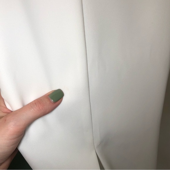 NWT Cache split front white pants | wedding | bride | tuxedo  | formal | Sz 6 - Picture 5 of 16